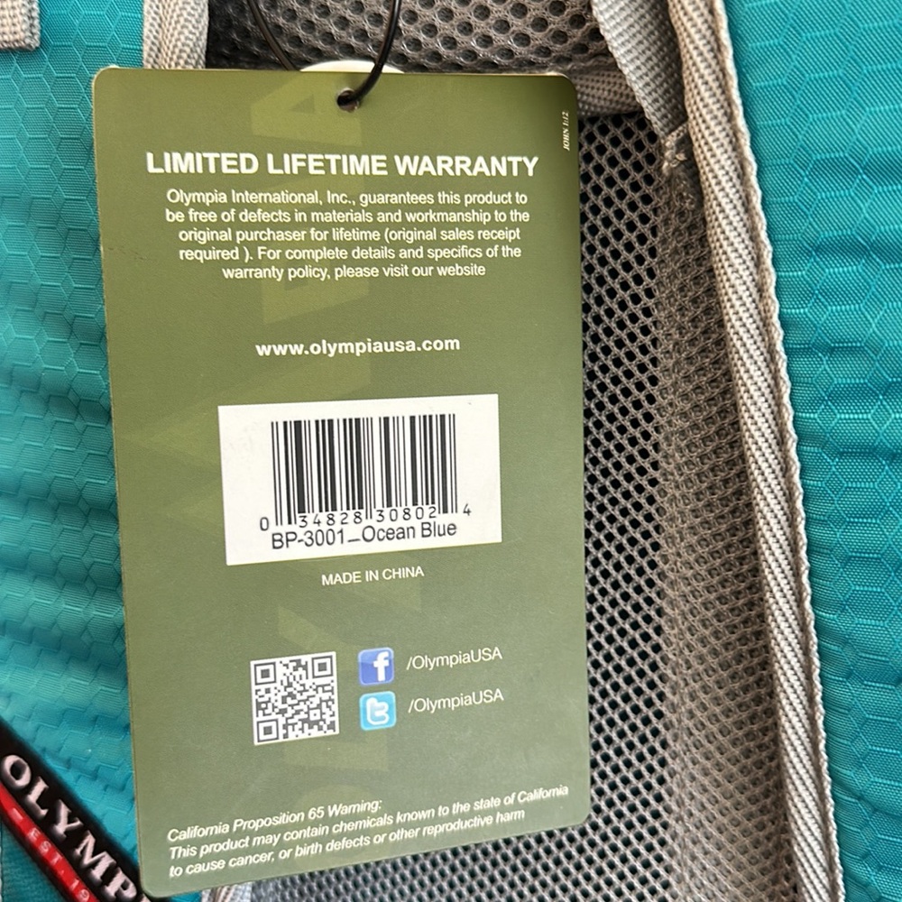 Conquer Backpack Turquoise - Picture 3 of 4